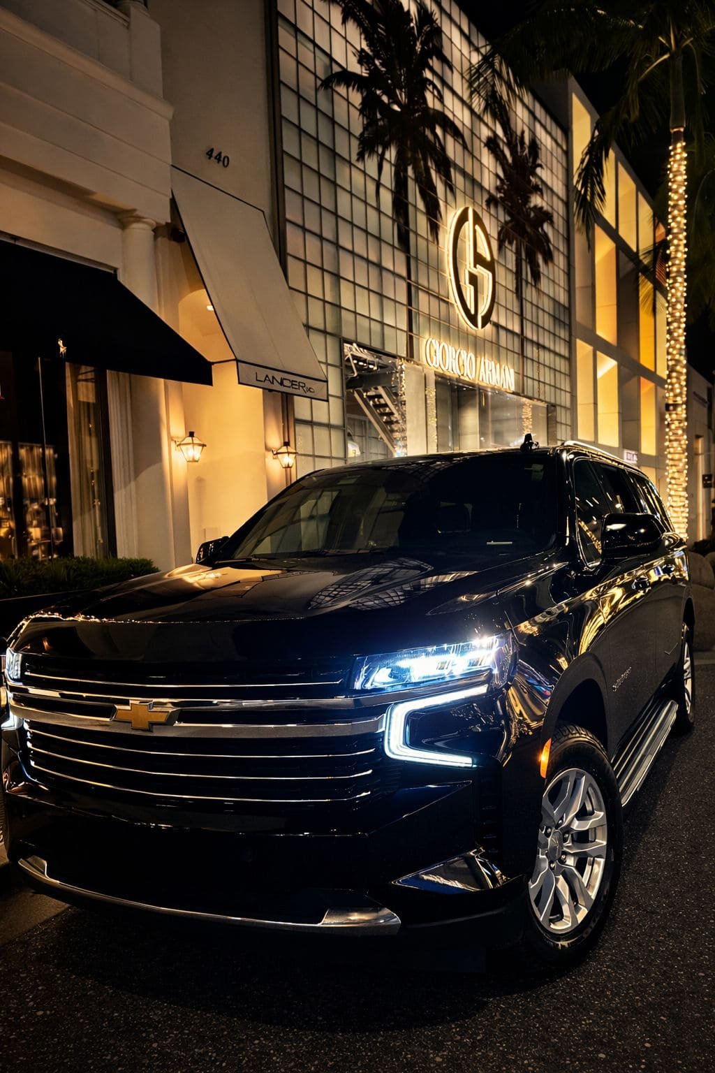 JM Transportation Black Suburban Luxury Hotel Transfer Los Angeles