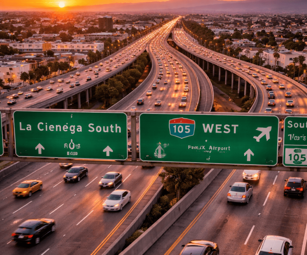 JM Transportation Service - Highway 105 West Sunset View Near La Cienega and LAX Airport