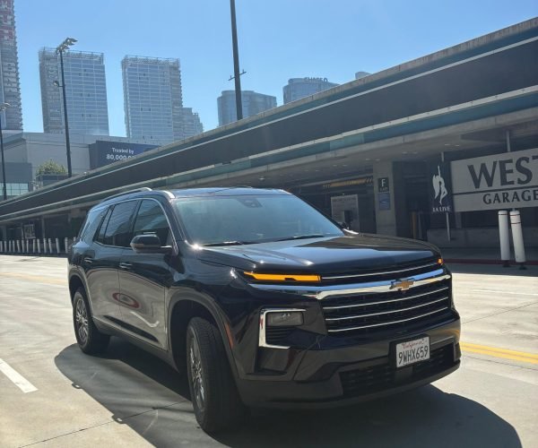 JM Transportation Black Chevy Traverse SUV Los Angeles Airport